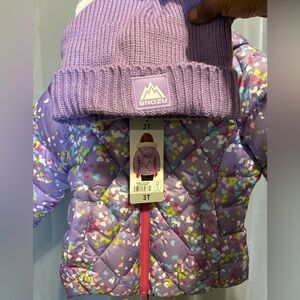 Snozu Lavender Jacket and Hat Set
